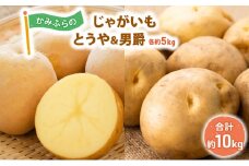 かみふらのじゃがいも「とうや5kg & 男爵5kg」