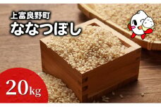 ななつぼし 米 20kg 玄米 令和6年産 北海道産 お米 こめ ご飯 ごはん 食品 人気 上富良野 かみふらの 国産 北海道 上富良野町