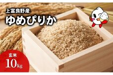R6年産 ゆめぴりか 玄米 10kg  北海道産 お米 こめ ご飯 ごはん 食品 人気 上富良野 かみふらの 国産 北海道 上富良野町