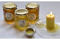 どこか農場のベリー園のはちみつ + 蜜ろう入りキャンドル&クリーム