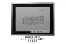 映画「鉄道員（ぽっぽや）」ロケセットデザイン画（複写）【だるま食堂】 北海道 南富良野町 デザイン画 映画 鉄道員 ぽっぽや