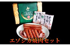 エゾシカ肉の焼肉セット 北海道 南富良野町 エゾシカ 鹿肉 肉 焼肉 成吉思汗 ジンギスカン セット 詰合せ 贈り物 ギフト