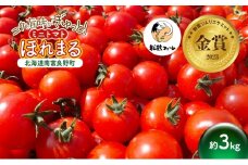 ミニトマト ほれまる 3kg［松鶴ファーム］野菜ソムリエサミット金賞 トマト ミニトマト プチトマト 野菜 やさい 新鮮 とれたて 甘い 北海道 南富良野