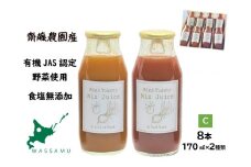 【ふるさと納税】和寒ミニトマトミックスジュース2種C（170ml）