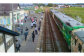 右の観光列車はコロナ禍が終わればまた走るはずですので、是非お越しください！