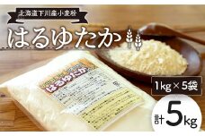 下川産小麦粉「はるゆたか」 5kg 強力粉 ハルユタカ 国産小麦 パン ベーグル ピザ ドーナツ 故郷 ふるさと 納税 国産 北海道産 北海道 下川町 5kgセット F4G-0244