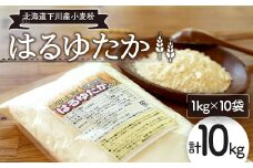 下川産小麦粉「はるゆたか」 10kg 強力粉 ハルユタカ 国産小麦 パン ベーグル ピザ ドーナツ 故郷 ふるさと 納税 国産 北海道産 北海道 下川町 10kgセット F4G-0245