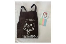 【01470-0040】　おとっきーエプロン＋付箋セット