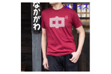ナカガワTシャツ〈バーガンディ【Mサイズ】〉