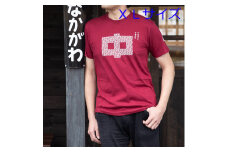 ナカガワTシャツ〈バーガンディ【XLサイズ】〉