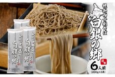 [№5795-0415]白銀の郷 200g×3束 6人前 十割 そば 北海道 幌加内 蕎麦 乾麺 麺 常温 年越し ソバ 引っ越し 北海道 十割そば グルメ 無塩 備蓄 保存食 無添加 食塩不使用 麺 国産 グルテンフリー お取寄せ ギフト 贈り物 まとめ買い 人気 ほろかない