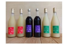 7-026-005　秋香園 りんご・洋なし・ぶどうジュース 720ml×6本セット