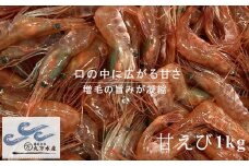7-016-007　冷凍甘えび 1kg（70尾～90尾）