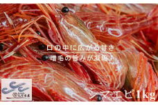 7-016-008　冷凍しまえび 1kg（60尾～80尾）