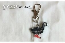 ケイマフリのキーホルダー キーホルダー 鍵 カギ 鞄 カバン 飾り ワンポイント おしゃれ 海洋プラスチック オーシャンプラスチック ケイマフリ 鳥 贈り物 プレゼント 天売島 北海道 羽幌町 羽幌 ふるさと納税【26005】