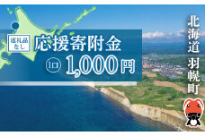 北海道羽幌町への応援寄付　返礼品なし　1口 1,000円【99001】