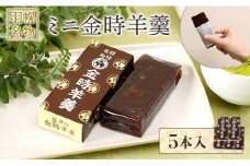 羽幌名物 ミニ金時羊羹5本入 | 金時 羊羹 計5本 老舗 梅月 ようかん 和菓子 全国菓子博覧会 金賞受賞 小豆 あずき スイーツ グルメ ご当地 取り寄せ お土産 北海道 羽幌町 羽幌【11110】