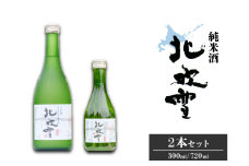 【日本最北の純米酒】北吹雪2本セット(720ml・300ml)