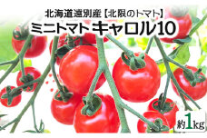 【北限のミニトマト】遠別産ミニトマト（赤のみ1kg）
