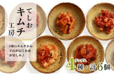 てしおキムチ工房・キムチおまかせランダム6個セット  ＜天塩の國＞