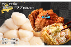 ほたて 貝柱 毛蟹・ホタテのお試しセット 冷凍 おかず おつまみ 詰め合わせ《横田水産》