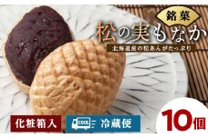 松の実もなか 10個入り 北海道 最中 モナカ お菓子 ギフト