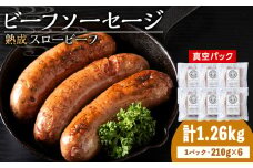 杉山牧場　ビーフソーセージ　（70ｇ×3本）210ｇ×2セット