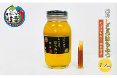 純粋しころはちみつ1.2kg 北海道枝幸産［そばはちみつ10g付き］
