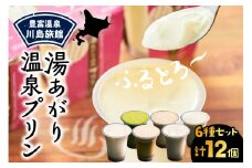 湯あがり温泉プリン 6種類 各120g×2個 計12個