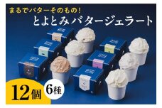 とよとみバタージェラート【バラエティ6種12個セット】