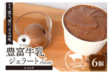 E.den(エデン) 豊富牛乳ジェラート ショコラ 100ml×6個