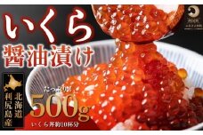 利尻島産 いくら 醤油漬け 500g | 鮭いくら 海鮮 海の幸 魚介類 魚卵 醤油漬け ご飯のお供 ギフト 贈答 海鮮丼 いくら丼