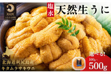 漁師厳選！利尻島産 キタムラサキウニ100g［2025年6月～8月発送分先行受付］ウニ 塩水ウニ 北海道 利尻