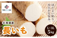 [先行受付]「数量限定」長いも・5kg【配送不可地域：離島】（2025年11月中旬より順次発送）【 ふるさと納税 人気 おすすめ ランキング いも イモ 芋 長芋 長いも ながいも 野菜 とろろ 北海道 美幌町 送料無料 】 BHRG037