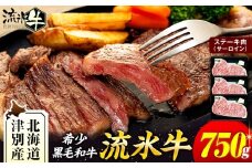流氷牛ステーキ肉 750g （250g×3 サーロイン）| 北海道 津別町