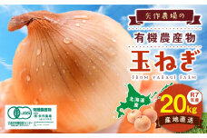 R7年産先行受付 有機農産物 玉ねぎ 20kg (有)矢作農場 | 北海道津別町 