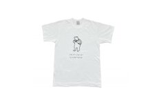 「知床トコさん」×久米繊維　コットンTシャツ　カメラ柄　XLサイズ【1345850】