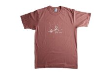 「知床トコさん」×久米繊維　コットンTシャツ　星柄　Mサイズ　半袖【1629385】