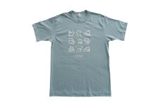 「知床トコさん」×久米繊維　コットンTシャツ　バラエティ柄　Lサイズ　半袖【1635104】