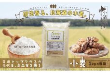 北海道小清水町産 「きたほなみ」薄力小麦粉6kg（1kg×6袋）【01013】
