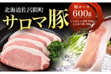 サロマ豚 ロース 600g （しゃぶしゃぶ用300g＋とんかつ用300g） 【 ふるさと納税 人気 おすすめ ランキング 肉 豚肉 豚ロース ぶた しゃぶしゃぶ用 とんかつ用 三元豚 サロマ豚 四軒團 おいしい ギフト 贈答 贈り物 おかず オホーツク 北海道 佐呂間町 送料無料 】 SRMM009