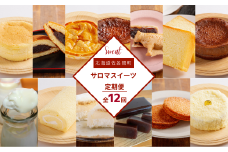 13種のスイーツ定期便【全12回】（チーズスフレ・どら焼き・アップルパイ・バスク風チーズ チョコレートケーキ・最中・ブランデーケーキ・白いプリン・スフレロール・プリン大福・氷花のまち・羊羹・レアチーズ） 【 ふるさと納税 人気 おすすめ ランキング 菓子 和菓子 洋菓子アラカルト スイーツ デザート 甘味 美味しい 甘い 定期便 北海道 佐呂間町 送料無料 】 SRMJ111