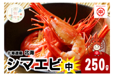 [№5930-0435]北海道産　北海シマエビ　中　２５０g　しまえび　海老　えび　エビ