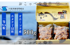ホタテ干貝柱500g 品質1等SA粒 北海道オホーツク産