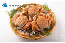 【 大きいサイズ 660g前後 】 冷凍浜茹で毛がに『3尾セット』