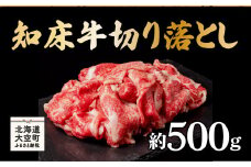 知床牛切り落とし約500g 【 ふるさと納税 人気 おすすめ ランキング 牛肉 牛 肉 ステーキ すき焼き 国産 北海道 大空町 送料無料 】 OSG001