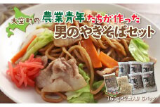 男のやきそばセット160g2食入り6パック 【 ふるさと納税 人気 おすすめ ランキング 焼きそば やきそば ヤキソバ 麺 ソース焼きそば 北海道 大空町 送料無料 】 OSR001