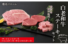 白老和牛ステーキセット《敷島ファーム》