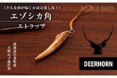 《どんな形が届くかはお楽しみ！》 エゾシカ角ストラップ （角）