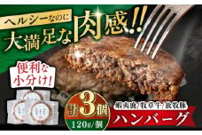 【蝦夷鹿×牧草牛×放牧豚】ハンバーグ 3個 《厚真町》【GOODGOOD株式会社】 ハンバーグ 鹿肉 牛肉 豚肉 ジビエ 小分け 冷凍配送 北海道 [AXBP012]